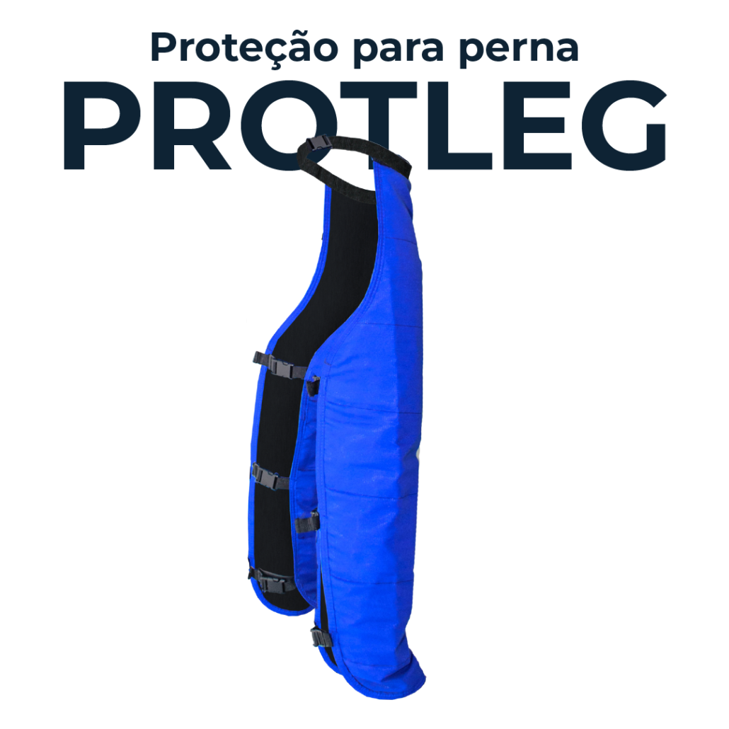 PROT-LEG – PROTEÇÃO FRONTAL DE PERNAS PARA MOTOSSERRISTA