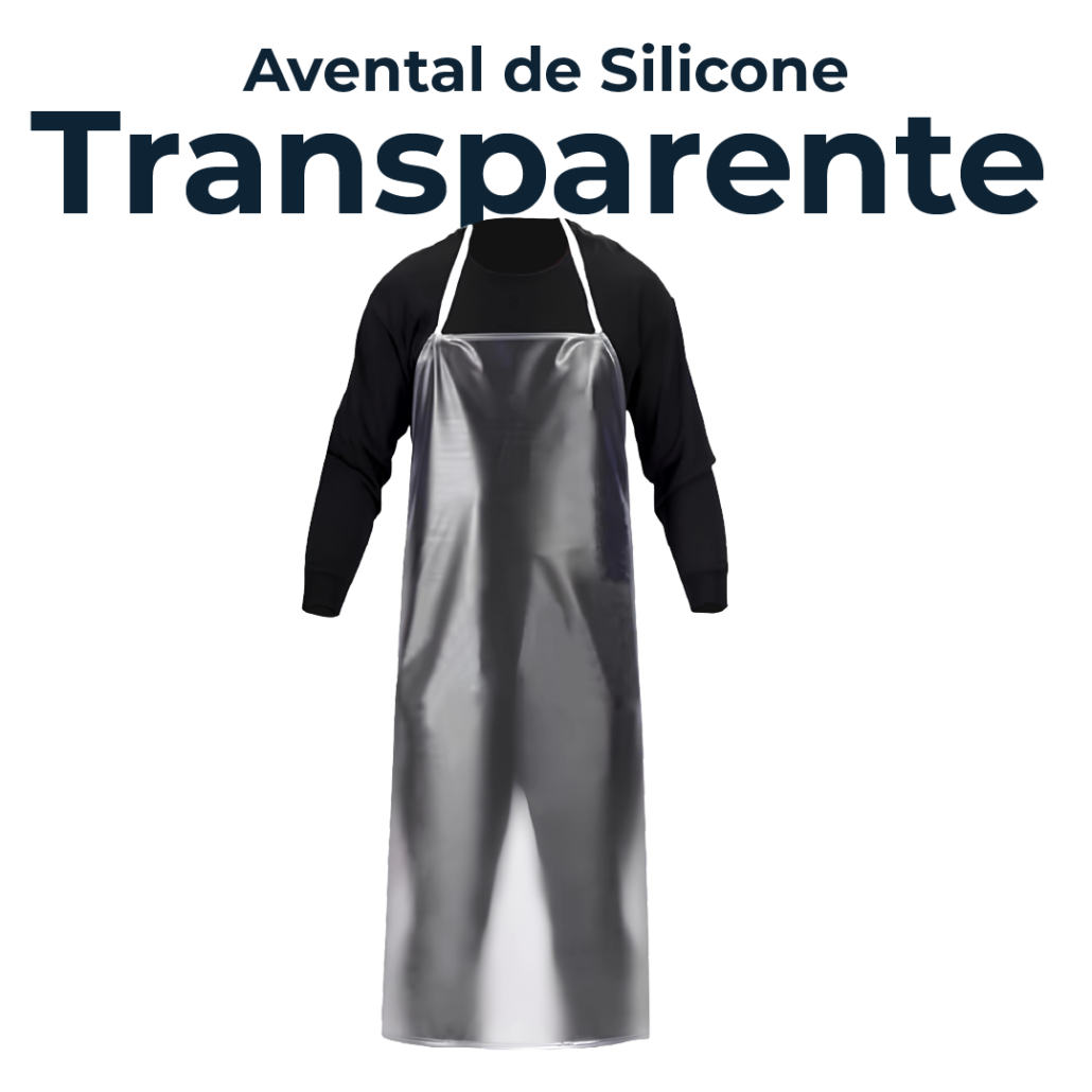 AVENTAL DE SILICONE TRANSPARENTE